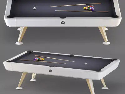 DIAGONAL POOL TABLE 3D model