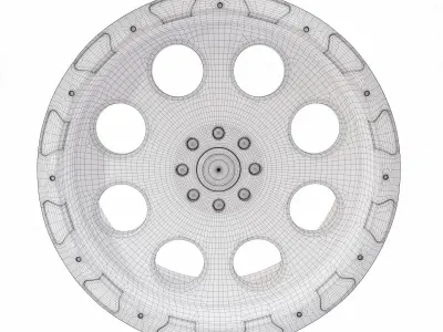 Car wheel 3d model 3D model