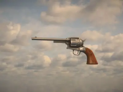 Western Colt Low-poly 3D model