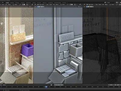 MINI SHOP Free low-poly 3D model