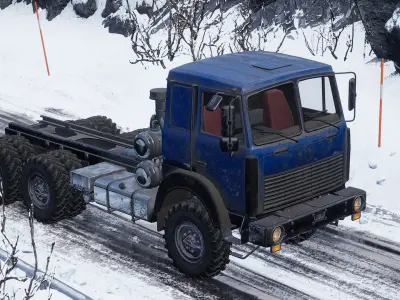 Truck Levo M6970 - Unreal Engine Project Low-poly 3D model