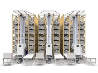 3D Design of Automated Storage and Retrieval System 3D model