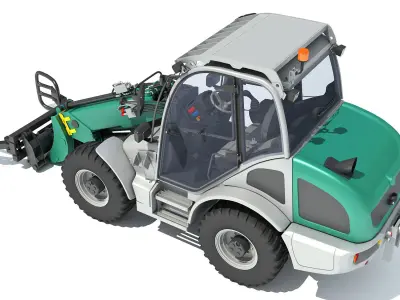 Wheel Loader 3D model 3
