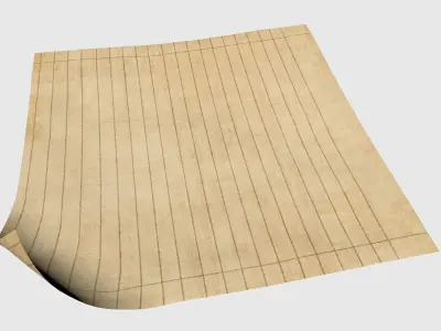 Old Paper 3D model
