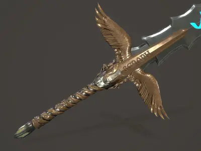 Sword of Heaven Low-poly 3D model purchase