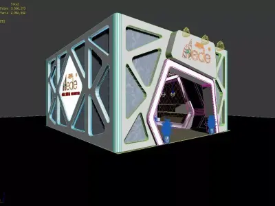 Exhibition - Area - 9X8-3DMAX2009-0110 3D model