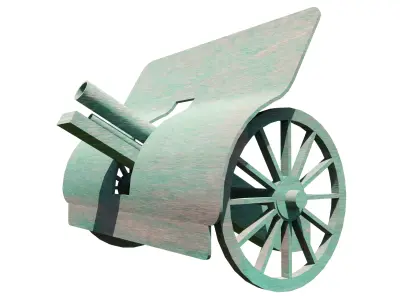 Old Style Cannon 3D model