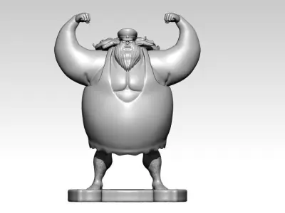 MACHVISE - ONE PIECE - 3D PRINT - SPLIT PART 3D print model
