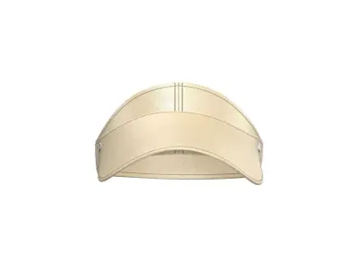Yellow Visor Cap 3D model