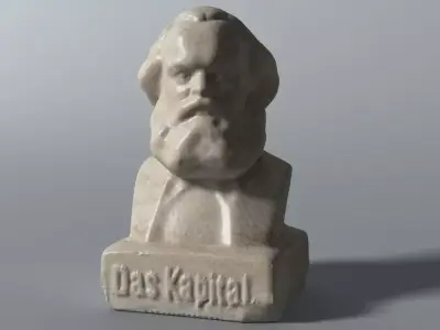 Karl Marx Bust 3D model
