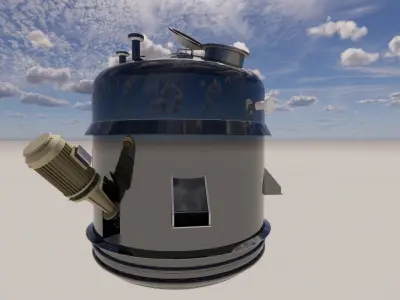 Mixer Tank 10m3 3D model