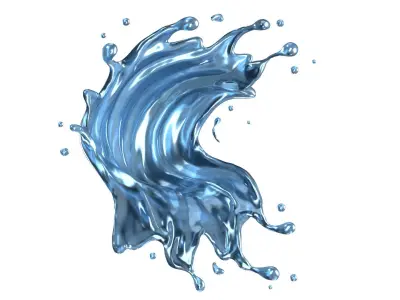 Water Splash 20 3D model