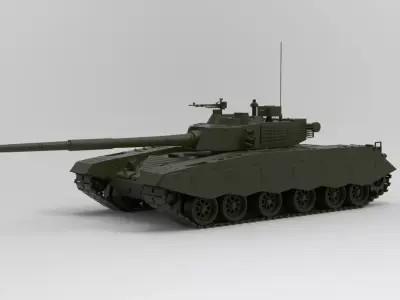 Type 99 tank 3D model