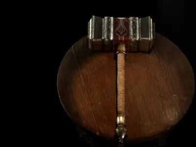Paladin Hammer 3D model