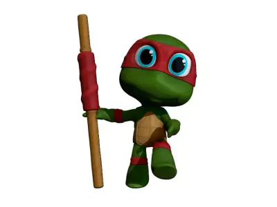 THE TEENAGE MUTANT NINJA TURTLES 3D print model