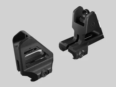 Peak 01 Sight Low-poly 3D model