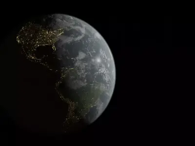 Earth model Free 3D model