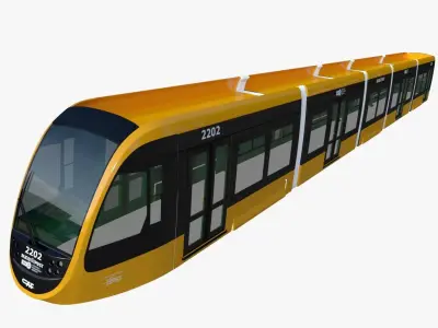 Budapest tram 3D model