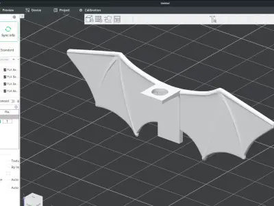 Custom3Dprint Minifigure Accessory - Minifigure Wings S1 - 07 3D print model