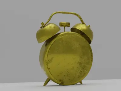Antique Clock Free 3D model