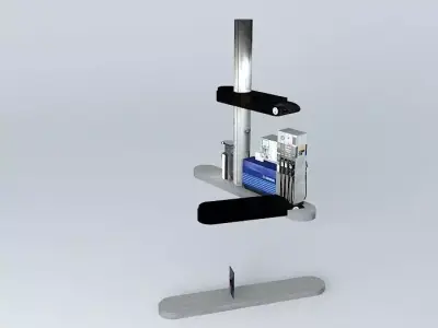 Fuel dispenser type 2 Statoil Fuel%26Retail Riga Latvia Free 3D model