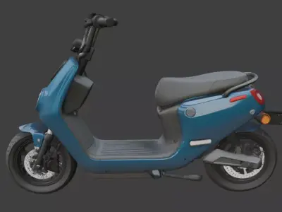 Stylized Electric Scooter 3D Model 3D model shop
