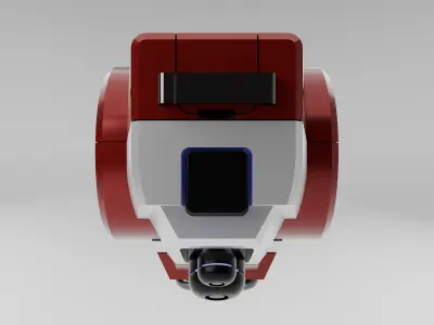 Patrol Drone scifi 3D model 3D model