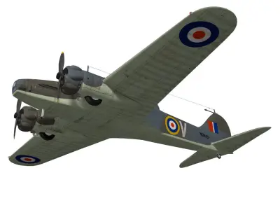 Avro Anson Mk1 late 3D model purchase