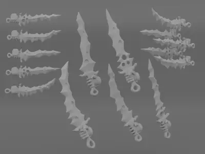 Plague Blades 3D print model