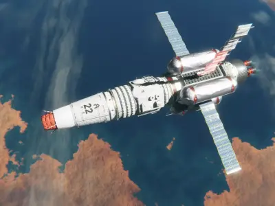 Artemis collection - realistic 3D model of a spaceship 3D model