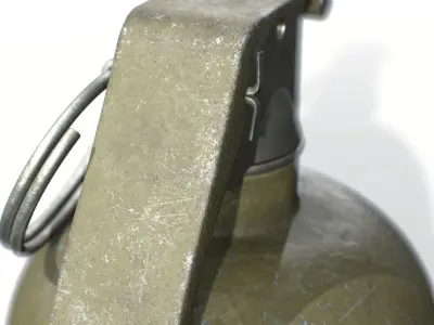 American Frag hand grenade M67 3D model