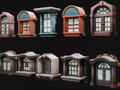 Windows-1 3D Model Low-poly 3D model