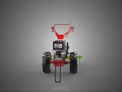 SCARIFIER TOOTH PLOUGH RAKER TRACTOR ROTOTILLER PLANTER GARDEN 3D model