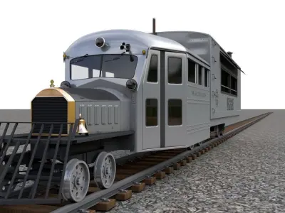 Rio Grande Southern Galloping Goose 1946 3D model