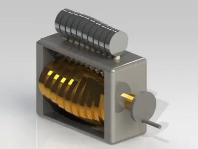 Large cam Free 3D model