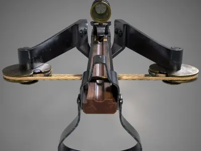 medieval crossbow Low-poly 3D model order