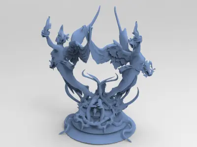 Halloween Dantes ivy stand 2 3D model
