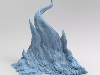 Spiral Mountain 1 3D model