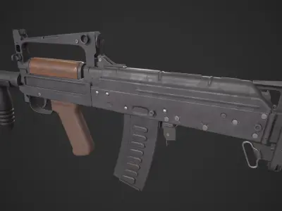 OTs-14 Groza Low-poly 3D model buy