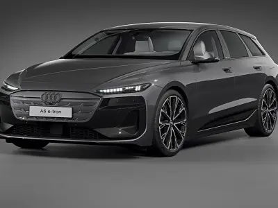 2025 Audi A6 Avant e-tron 3D model