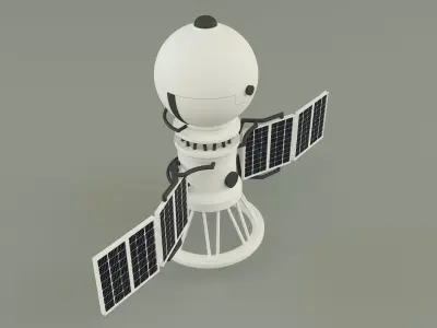 Vega solar system probe 3D model