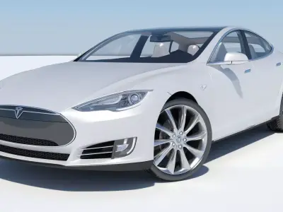 2014 Tesla Model S 3D Model 3D model