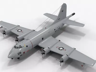 Plane 08 3D model