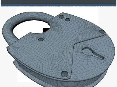 Lock Middle SM 3D model