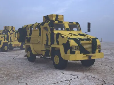 BMC Kirpi Armored  3D model