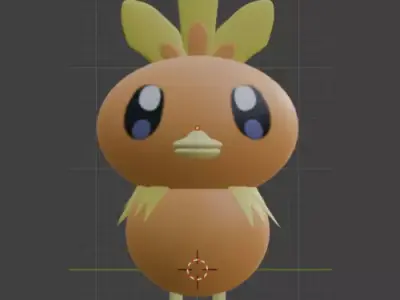 Torchic Free 3D model