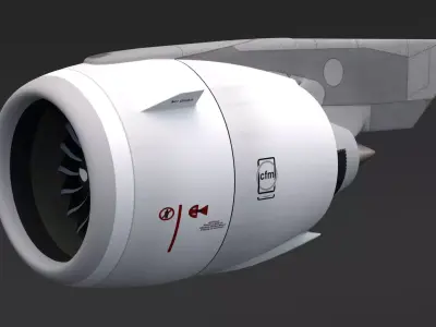Airbus Engine cfm 3D model