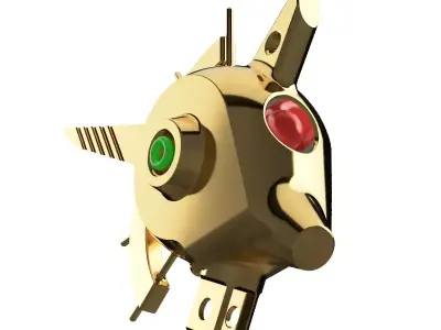 Robot Head  3D model purchase