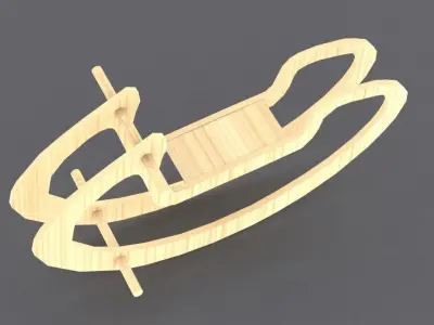 KONIK NA BIEGUNACH VIO  Free low-poly 3D model