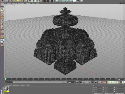 Prehistoric alien mothership Free 3D model